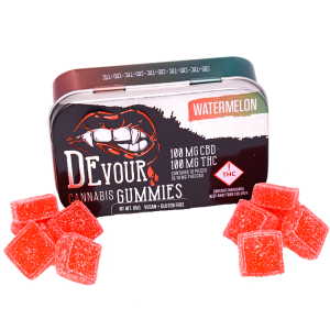 DEVOUR WATERMELON 1:1 THC:CBD GUMMIES