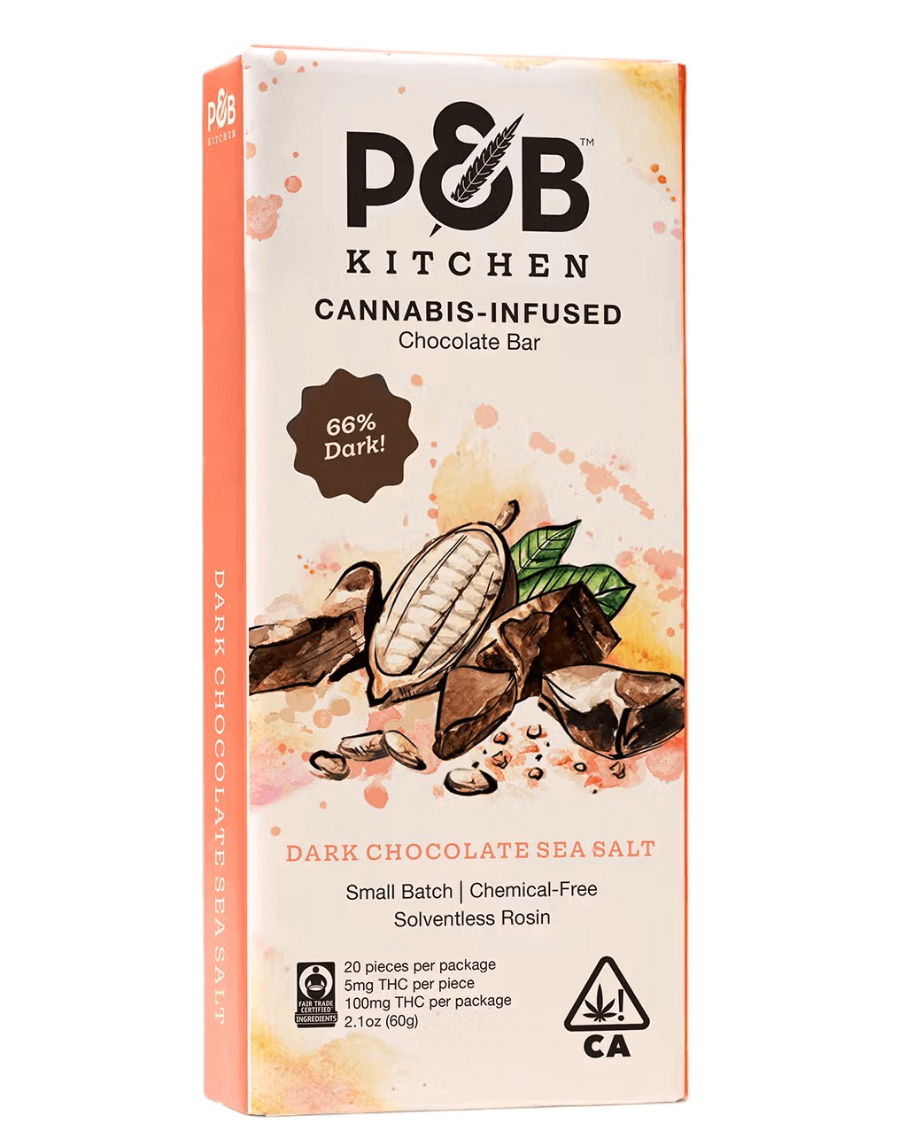 Dark Chocolate Bar with Sea Salt UK