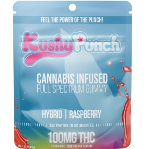KushyPunch Hybrid Blue Raspberry Gummy Uk