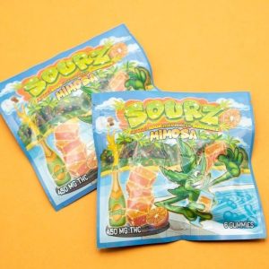 SOURZ EDIBLES MIMOSA EXRTA MEDICATED GUMMIES 